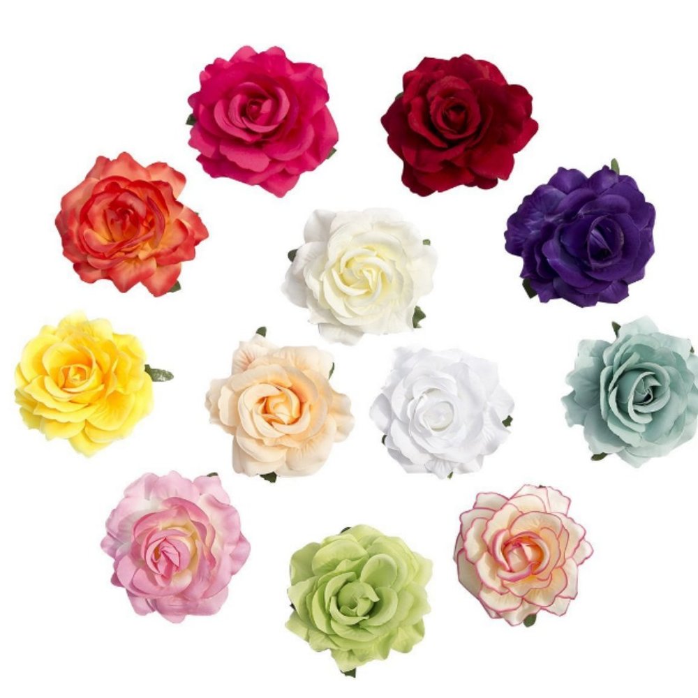 🎇New🎇 Rose Pin Up - Hair Clip (Blue) - Picture 4 of 4